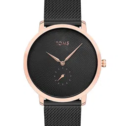 TOMS Men Stainless Steel Bracelet Style Straps Analogue Watch T11019C-R-29