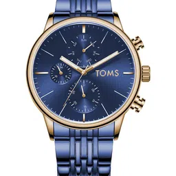 TOMS Men Stainless Steel Bracelet Style Straps Analogue Watch TM1911A-T-58