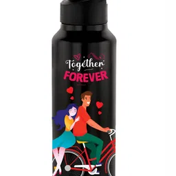 NIRLON Black & Pink Printed Stainless Steel Single Wall Vacuum Sipper 750 ml-image-26