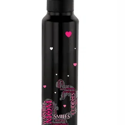 NIRLON Black & Pink Printed Stainless Steel Single Wall Vacuum Sipper 1L-image-25