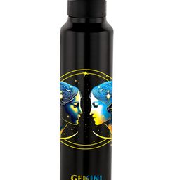 NIRLON Black Printed Stainless Steel Single Wall Vacuum Sipper 1L-image-88