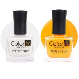 Color Fx Set Of 2 Perfect Stay Long Lasting Nail Enamel - 9ml Each - 129 -132-image-56