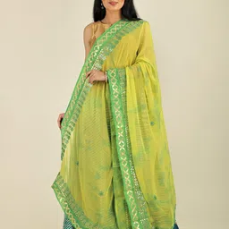 Exotic India Tie and Dye Dupatta-picture-56