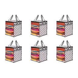 Perpetual White & Black 6 Pieces White Printed Saree Organisers-45