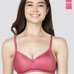 Kalyani Maria Pack of 3 Seamless Light Padded Everyday Bras with All Day Comfort-picture-49