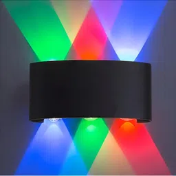 SPARK WORLD Black Metal Abstract Shaped Shaped Wall Lamp-19