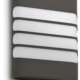SPARK WORLD Yellow & Black Aluminium Contemporary Rectangle Shaped Wall Lamp-image-73