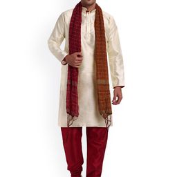 Enciger Mandarin Collar Straight Sherwani-image-5