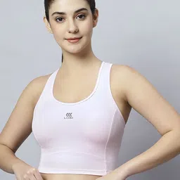 LAASA  SPORTS Full Coverage Removable Padding Dry Fit Workout Bra- 360 Degree Support-image-74
