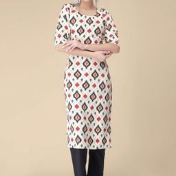 KALINI Ethnic Motifs Printed Regular Kurta with Trousers-picture-14