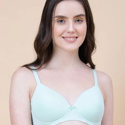 Marks & Spencer Underwired Lightly Padded  Cotton T-Shirt Bra-image-0
