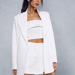 MISSPAP Women Embellished Oversized Blazer-picture-29