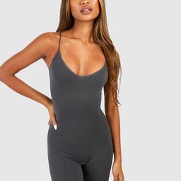 Boohoo Ribbed Playsuit-picture-21