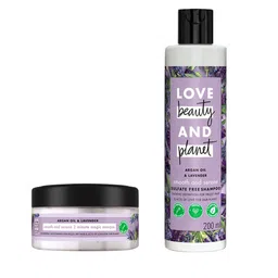 Love Beauty & Planet Smooth & Serene Argan Oil Shampoo with Hair Mask - 200ml each-47