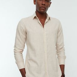 Trendyol Men Beige Casual Shirt-image-27