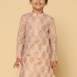 KISAH Boys Ethnic Motifs Printed Straight Kurta-45