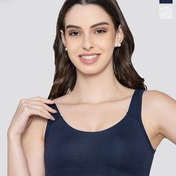 K LINGERIE Pack of 2 Daisey Flexible Fit Medium Impact Sports Bra for Light Workouts-19