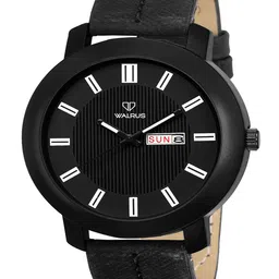 Walrus Men Brass Dial & Straps Analogue Leather Watch WWTM-INVC-XVII-020202-64
