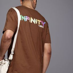 HRX by Hrithik Roshan Men Typography Printed Bio Finish Oversized T-shirt-image-84