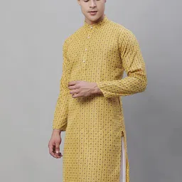 SOJANYA Ethnic Motifs Printed Mandarin Collar Kurta-image-23