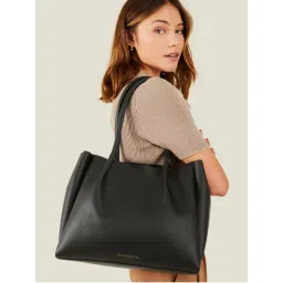 Accessorize London Women Black Soft Shoulder Bag-picture-16