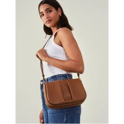 Accessorize London Women'S Brown Jemma Fold Sling Bag-picture-31