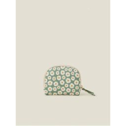 Accessorize London Women's Green Daisy Print Coin Wallet-picture-11