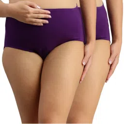 Morph Maternity Pack Of 2 Maternity Panties - Purple-picture-49