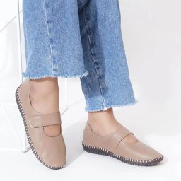 Sherrif Shoes Women Tan Casual Solid Ballerinas-picture-11
