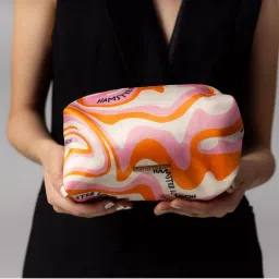 Hamster London Blush Wiggle Orange Medium Pouch-picture-43