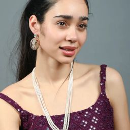 Odette Multi-Color Alloy Kundan Beads Jewellery Set-picture-18