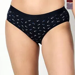 Floret Pack Of 3 Assorted  Cotton Ribbed Briefs-image-40