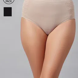 C9 AIRWEAR Women Pack of 2 Solid Hipster Briefs-P1191_PACK3-image-21
