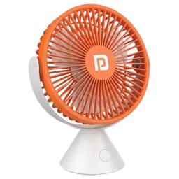 PORTRONICS Aero Breeze 178mm 3 Blade BLDC Motor Table Fan (360 Degree Cooling, White)-image-13