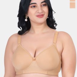 KOMLI Pack of 2 Cotton Minimizer Bra - Full Coverage Lightly Padded-picture-14