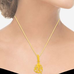 WHP JEWELLERS Bhalchandra 22 KT Yellow Gold Pendant For Women.-image-72