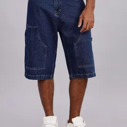 FOUL CHILD Men Washed Loose Fit High-Rise Technology Shorts-image-80