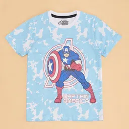 Pantaloons Junior Boys Graphic Printed Round Neck Cotton T-Shirt-image-79
