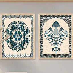 WALLLANE Brown 2 Piece Wood Abstract Wall Paintings-image-69