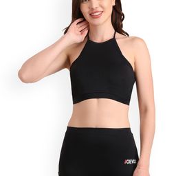 CREVOX Halter Neck Top & Shorts Swim Set-image-47