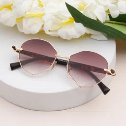 Ted Smith Unisex Oval UV Protected Lens Sunglasses MELANIE_C2-57