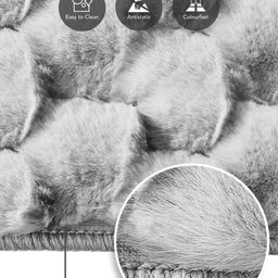 OBSESSIONS Grey Printed Anti-Static Floor Runner image 4