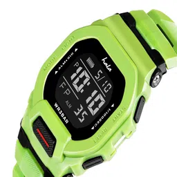 Hala Men Solid Rectangular Tang Regular Digital Watch-1035 image 5