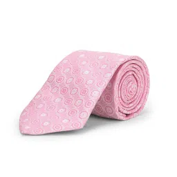 Cazzano Men Woven Design Broad Tie-image-90