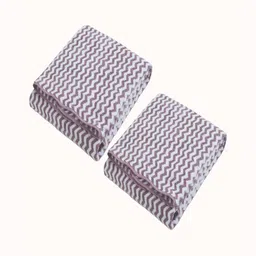 Black gold Purple & White 2 Striped Other 400 GSM Bath Towel-31