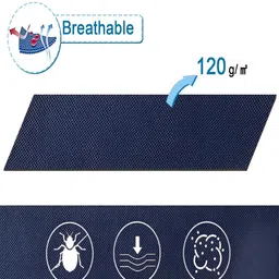 atorakushon Navy Blue Set of 4 Regular Multi-Utility Organisers image 5