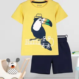 HELLCAT Boys Printed T-shirt with Shorts-image-89