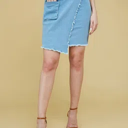 Life With Pockets Nostalgia Tarkov Denim Skirt-image-99