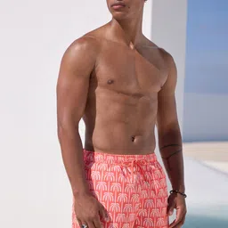 NEXT Men Printed Swim Shorts-image-81