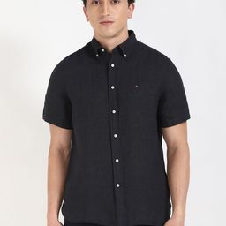 Tommy Hilfiger Men Classic Opaque Casual Shirt-image-82